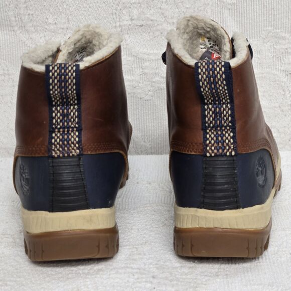 TIMBERLAND MT Hayes Womens Brown 8.5 Waterproof Leather Chukka Boots A1631 Hike - Picture 3 of 10